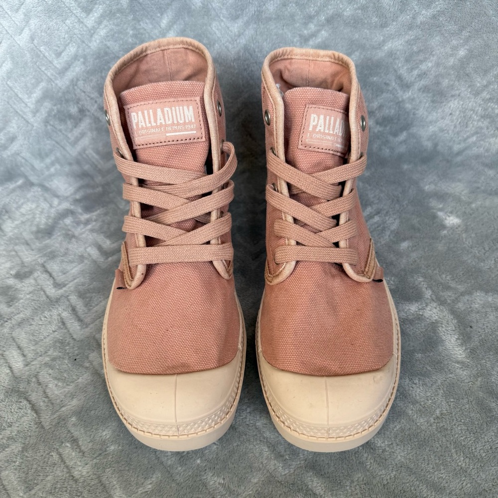 NWOT Pink Palladium Lace Up Pampa Hi Boots Womens Size 7 - Picture 5 of 7